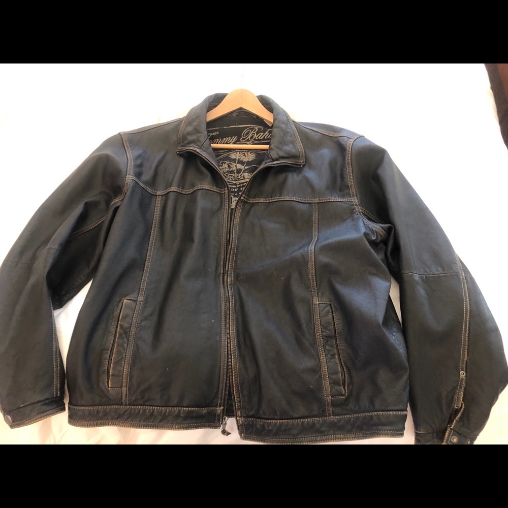 Tommy Bahama Men’s Leather Jacket.
